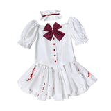 Maxbell Halloween Maid Costume Party Role Play Bloody Outfit Cosplay Accessories Set S