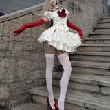 Maxbell Halloween Maid Costume Party Role Play Bloody Outfit Cosplay Accessories Set S
