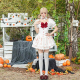 Maxbell Halloween Maid Costume Party Role Play Bloody Outfit Cosplay Accessories Set M