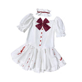Maxbell Halloween Maid Costume Party Role Play Bloody Outfit Cosplay Accessories Set L