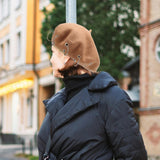 Maxbell Beret Hat for Women Elegant Chic Decoration Felt Beret for Fall Driving Trip Khaki