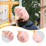Maxbell Beret Hat for Women Elegant Chic Decoration Felt Beret for Fall Driving Trip Pink