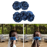 Maxbell Hair Jaw Clip Women Barrette Mom Wedding Party Halloween Flower Banana Clips 10x6x7cm