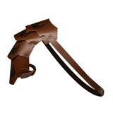 Maxbell Medieval Shoulder Armor Adjustable Strap Role Play Party Costume Accessories Brown