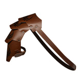 Maxbell Medieval Shoulder Armor Adjustable Strap Role Play Party Costume Accessories Brown