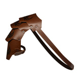 Maxbell Medieval Shoulder Armor Adjustable Strap Role Play Party Costume Accessories Brown