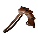 Maxbell Medieval Shoulder Armor Adjustable Strap Role Play Party Costume Accessories Brown