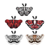 Maxbell Halloween Butterfly Cape Women with Headpiece for Dressing up Party Carnival Black White