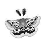 Maxbell Halloween Butterfly Cape Women with Headpiece for Dressing up Party Carnival Gray