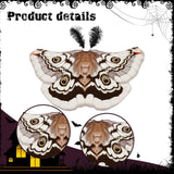 Maxbell Halloween Butterfly Cape Women with Headpiece for Dressing up Party Carnival Coffee