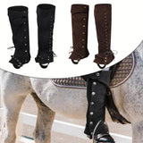 Maxbell Pirate Boot Covers Cosplay Leg Gaiters for Horseback Riding Anime Convention Black
