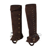 Maxbell Pirate Boot Covers Cosplay Leg Gaiters for Horseback Riding Anime Convention Coffee