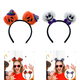Maxbell Halloween Headband Cosplay Women Headwear for Birthday Performance Role Play Pumpkin
