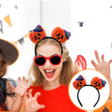 Maxbell Halloween Headband Cosplay Women Headwear for Birthday Performance Role Play Pumpkin