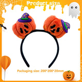 Maxbell Halloween Headband Cosplay Women Headwear for Birthday Performance Role Play Pumpkin