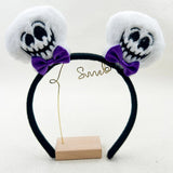 Maxbell Halloween Headband Cosplay Women Headwear for Birthday Performance Role Play Skeleton Head