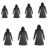 Maxbell Halloween Costume with Gloves Windbreaker for Role Playing Fancy Dress Party Length 76cm