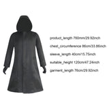 Maxbell Halloween Costume with Gloves Windbreaker for Role Playing Fancy Dress Party Length 76cm