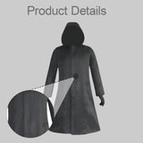 Maxbell Halloween Costume with Gloves Windbreaker for Role Playing Fancy Dress Party Length 106cm