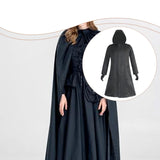 Maxbell Halloween Costume with Gloves Windbreaker for Role Playing Fancy Dress Party Length 119cm