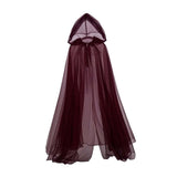 Maxbell Halloween Hooded Cloak Adults Women Men for Festival Fancy Dress Performance 3 layer