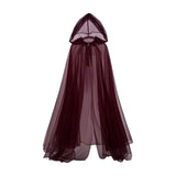 Maxbell Halloween Hooded Cloak Adults Women Men for Festival Fancy Dress Performance 3 layer