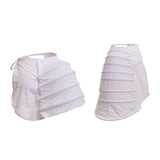 Maxbell Women Crinoline Petticoat Polyester Adjustable Cage Half Bustle Prom Pannier Style A