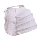 Maxbell Women Crinoline Petticoat Polyester Adjustable Cage Half Bustle Prom Pannier Style B