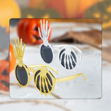 Maxbell Halloween Party Glasses Halloween Decorations Fun for Adults Costume Eyewear Gold