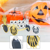 Maxbell Halloween Party Glasses Halloween Decorations Fun for Adults Costume Eyewear Gold