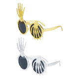 Maxbell Halloween Party Glasses Halloween Decorations Fun for Adults Costume Eyewear Gold
