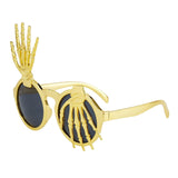 Maxbell Halloween Party Glasses Halloween Decorations Fun for Adults Costume Eyewear Gold