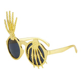 Maxbell Halloween Party Glasses Halloween Decorations Fun for Adults Costume Eyewear Gold