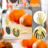 Maxbell Halloween Party Glasses Halloween Decorations Fun for Adults Costume Eyewear Gold
