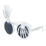 Maxbell Halloween Party Glasses Halloween Decorations Fun for Adults Costume Eyewear Silver