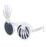 Maxbell Halloween Party Glasses Halloween Decorations Fun for Adults Costume Eyewear Silver