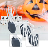 Maxbell Halloween Party Glasses Halloween Decorations Fun for Adults Costume Eyewear Silver