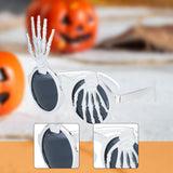 Maxbell Halloween Party Glasses Halloween Decorations Fun for Adults Costume Eyewear Silver