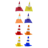 Maxbell Traffic Cone Hat Fancy Dress Costume Accessory for Masquerade Party Festival red