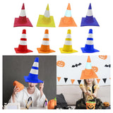 Maxbell Traffic Cone Hat Fancy Dress Costume Accessory for Masquerade Party Festival red