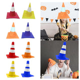 Maxbell Traffic Cone Hat Fancy Dress Costume Accessory for Masquerade Party Festival red