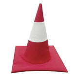 Maxbell Traffic Cone Hat Fancy Dress Costume Accessory for Masquerade Party Festival red