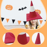 Maxbell Traffic Cone Hat Fancy Dress Costume Accessory for Masquerade Party Festival red