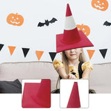 Maxbell Traffic Cone Hat Fancy Dress Costume Accessory for Masquerade Party Festival red