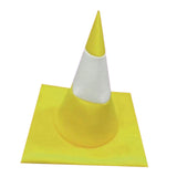 Maxbell Traffic Cone Hat Fancy Dress Costume Accessory for Masquerade Party Festival yellow