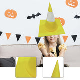 Maxbell Traffic Cone Hat Fancy Dress Costume Accessory for Masquerade Party Festival yellow