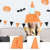 Maxbell Traffic Cone Hat Fancy Dress Costume Accessory for Masquerade Party Festival orange
