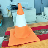 Maxbell Traffic Cone Hat Fancy Dress Costume Accessory for Masquerade Party Festival orange
