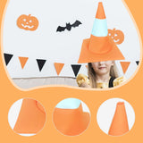 Maxbell Traffic Cone Hat Fancy Dress Costume Accessory for Masquerade Party Festival orange