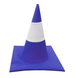 Maxbell Traffic Cone Hat Fancy Dress Costume Accessory for Masquerade Party Festival blue